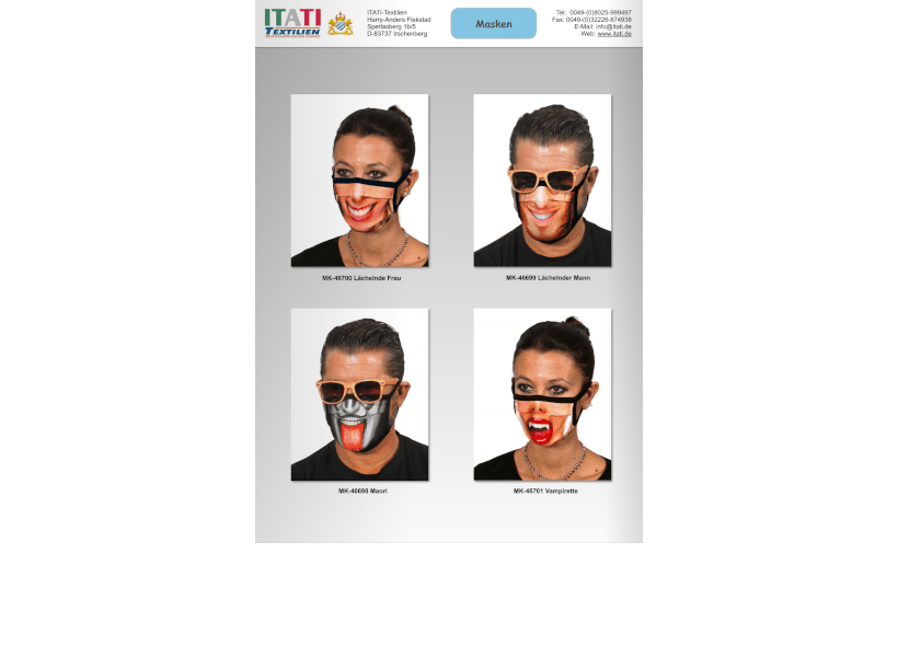 ITATI Masken-Katalog Seite 10